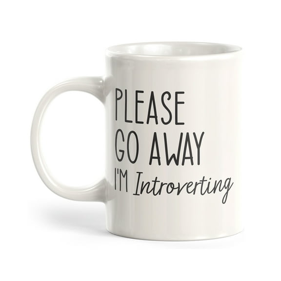 Designs ByLITA Please Go Away I'm Introverting 11oz Plastic Coffee Mug