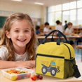 thumbnail image 4 of DISNIMO Truck Print Kids Backpack Set for Boys Girls, 3 Pcs School Bag Set with Lunch Bag & Pencil Case, Elementary Middle School Backpack, 4 of 7
