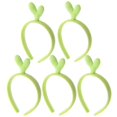 thumbnail image 2 of 5pcs Sprout Headbands Lightweight Non Slip Plant Hair Accessories for Women Party Cosplay Yoga Green Hairbands Easy to Wear for Various Hairstyles, 2 of 5