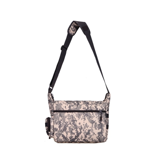 Soidarity Bolso de hombro de nailon para equipo deportivo, bandolera adhesiva deportiva con cremallera, riñonera multifuncional a prueba de polvo Mochilas de mochilero ACU Digital Soidarity OD023089-05