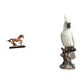 thumbnail image 1 of Figura de caballo,Figura coleccionable de caballo en miniatura,Adorno de caballo de resina,estatua de animal,decoración para el hogar,Figura de escritorio,Figura de loro para, 1 of 8