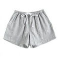 thumbnail image 2 of QNANSPI Pajama Shorts for Women, Womens Pajama Bottoms, Womens Summer Lightweight Print Shorts Breathable Home Shorts, 2 of 3