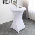 thumbnail image 3 of Table Cover High Elasticity Ornamental Chemical Fiber Bar Cocktail Four-legged Table Cloth Party Supplies, 3 of 5