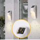 thumbnail image 3 of Lámpara solar Villa de jardín al aire libre luz decorativa luz de pared solar al aire libre impermeable LED luz de jardín luz de balcón de inducción del cuerpo humano lámpara de calle, Concha negra, luz blanca fría ER, 3 of 5