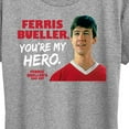 thumbnail image 3 of Ferris Bueller's Day Off - Ferris My Hero - Women's Short Sleeve Graphic T-Shirt, 3 of 5