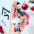 thumbnail image 1 of LLavero de Disney de Marvel, llaveros de superhéroe, Spider Man, Iron Man, Hulk, Thor, Capitán América, juguetes colgantes de mochila para pareja qiuyongming unisex, 1 of 2