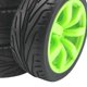 thumbnail image 3 of 4x 1/16 RC Ruedas Neumáticos Reemplazo de piezas para HSP Accesorios Crawler RC Hobby Car Model , verde Baoblaze Neumáticos de coche RC, 3 of 4