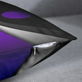 thumbnail image 5 of Set of 4 Purple Throw Pillow Covers Modern Abstract Black Grey Stripes Gray White Acrylic Bold Decorative Pillow Cases Home Decor Square 18x18 Inches Pillowcases, 5 of 6