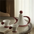 thumbnail image 7 of Ceramic Teapot with Cups Set Porcelain Tea Set Tea Lovers Gift Tea Kettle Kung Fu Tea Pot Set, 7 of 7
