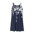 thumbnail image 4 of Ovzne Robes d'Été pour Femmes 2025 Robe Mode Femmes Robe Décontractée Imprimée Sans Manches Grande Taille Robe Maxi Imprimée Liquidation, 4 of 5