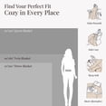 thumbnail image 5 of U by Bedsure Black Throw Blanket for Couch, Super Soft Cute Small Fleece Throws for Girls,50x60 inches, Wider Striped Design, 5 of 6