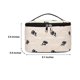 thumbnail image 4 of Makeup Bag Cosmetic Bags for Women Travel Makeup Organizer Case with Mesh Pockets, Beige, 4 of 4