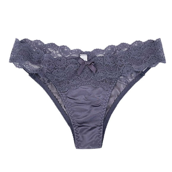 Ketyyh-chn99 Women's Underwear Seamless Hipster Breathable Bikini No Show Underwear Blue,L