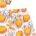 thumbnail image 5 of NIEWTR Boys Vest Set Comfortable Breathable Stylish Sleeveless T Shirt Vest And Shorts SetPajamas Set Summer Outfit (5-7 Years,Orange), 5 of 8