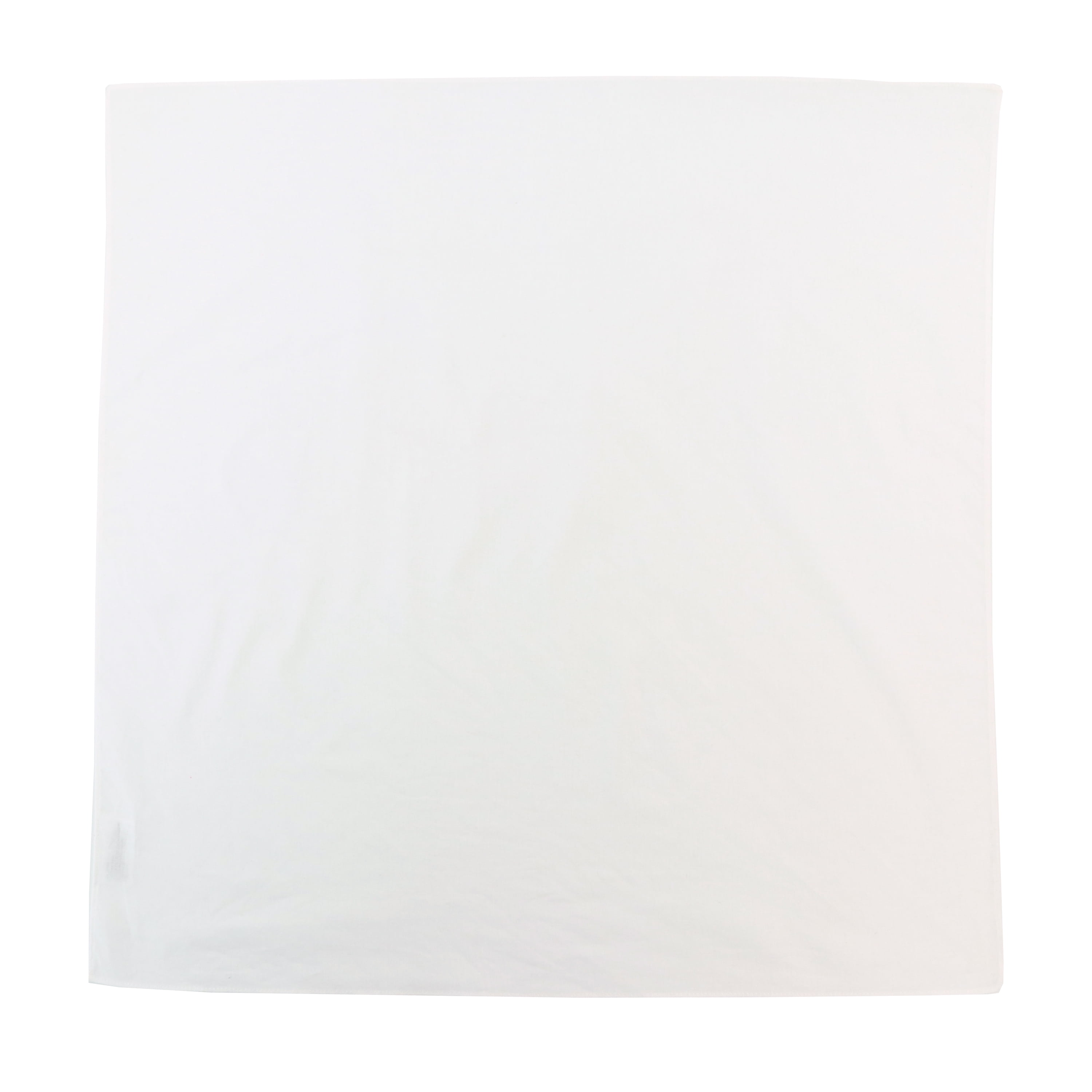 (5 pack) Hello Hobby Fashion Cotton Unisex Bandana, White