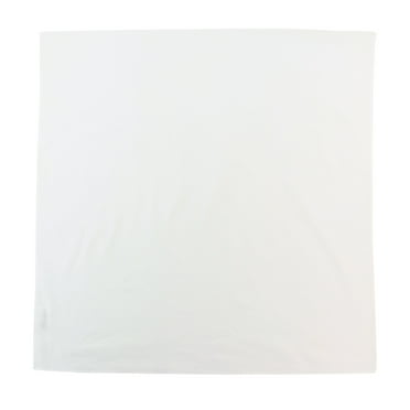 Hello Hobby Fashion Cotton Unisex Bandana, White