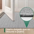 thumbnail image 4 of FRABE Ultra Thin Indoor Door Mat Non Slip, Low Profile Entryway Mat, Pet Friendly Doormat with Herringbone Design fot Inside, Patio, Porch, Grey, 48x72, 4 of 10