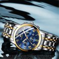 thumbnail image 3 of Aunavey Stainless Steel Date Watches Mens Army Military Sport Analog Quartz Wrist Watch, 3 of 7