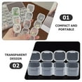 thumbnail image 3 of unbranded Organizador De Joyas Transparente Con Múltiples Compartimentos Para Accesorios Y Manicura, 3 of 7