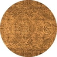 thumbnail image 1 of Ahgly Company Indoor Round Persian Orange Traditional Area Rugs, 5' Round, 1 of 1