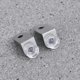 thumbnail image 2 of 10 PCS Glass Wood Shelf Supports with Suction Cups Round Shelf Pegs with 10 PCS Screws (Silver), 2 of 2