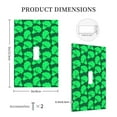 thumbnail image 3 of Disketp Green Broccoli Decorative Light Switch or Outlet Wall Plate with Safety Cover-Style T, 3 of 6