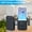 Blue, variant on Mosalogic Flying Insect Trap, Indoor Fly Trap Gnat Moth Catcher (Grey, 1 Device + 5 Refills)