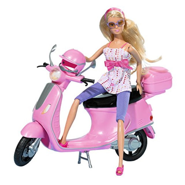 barbie en scooter