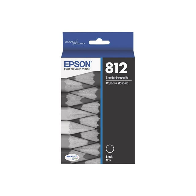 Epson T812 - Noir - original - Réservoir d'Encre - pour WorkForce EC-C7000; WorkForce Pro WF-7310, WF-7820, WF-7840