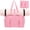Pink, variant on Tote Bag for Women, Gym Bag Multi-Pocket Lightweight Duffel Bags Puffy Yoga Mat Bag with Compartments, Quilted Large Nurse Shoulder Handbag Yoga Bag Travel Duffle for Work Dance Sports
