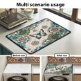 thumbnail image 7 of ZIATUBLES Washer and Dryer Top Dust Cover Mat Stain Heat Resistant Countertop Pad for Laundry Room Kitchen Multipurpose Home Decor Accessories, 24 x 19.7 Inch, Boho Mandala Flower Butterfly, 7 of 7