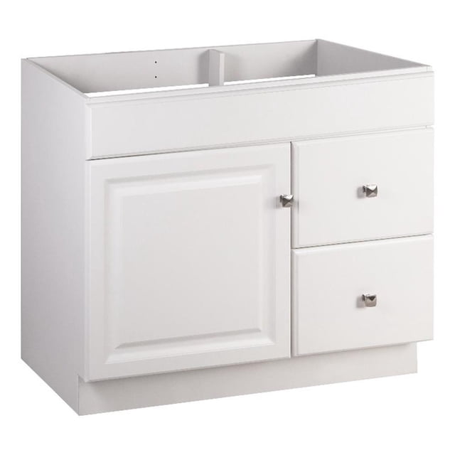 Pemberly Row 36 -" Bathroom Wood Vanity Without Top in White