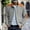 Light Gray, variant on Bcfgryg Men's Casual Jackets Lightweight Loose Fit Zip Up Summer Outdoor Comfortable Stretchable Daily Wear Trendy Two Tone Design Men's -Lined Casual Jackets