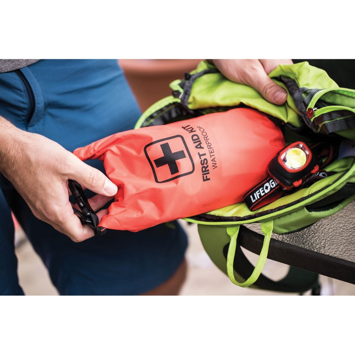 Life+Gear 130-Piece Dry Bag First Aid & Survival Kit, 41-3820