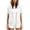 White, variant on Iroehba Womens Tops Short Sleeve Zip Up Hooded Jacket with Pockets Solid Color Summer Casual Outerwear, a Stylish Choice for Everyday Wear