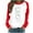Red-1, variant on Aofany Women Valentines Day Pullover Sweatshirts Long Sleeve Love Heart Sweater Crewneck Casual Tops T-Shirts, Valentine's Day Shirts for Women