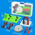 thumbnail image 3 of Labs Junior Science Magnet Set Including Bar Ring U-shaped Compass Magnets for Education Science Experiment, 3 of 7