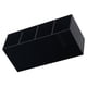 thumbnail image 2 of GOOHOCHY Soporte acrílico para brochas de maquillaje con 4 compartimentos, soporte para bolígrafos y lápices, organizador de maquillaje para tocador, soporte para cepillos de dientes para Baño, 2 of 7