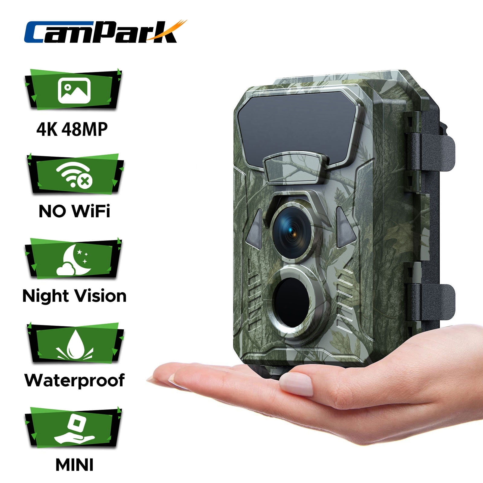 Free Shipping! KJK Ropeworks Trail Camera, WiFi Trail Cam 4K 64MP