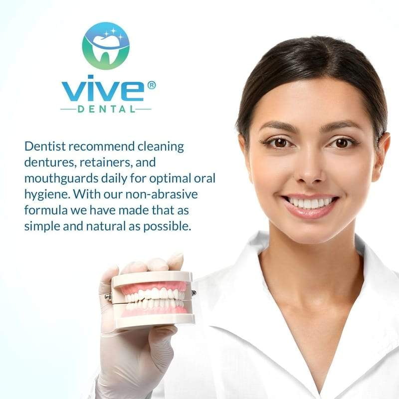 Buy Vive Dental Retainer & Denture Cleaner Tablets (90 Ct) For