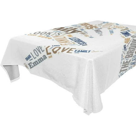 

POPCreation Sample Hand Tablecloth 60x104 inches