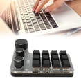 thumbnail image 1 of Mini Clavier de Jeu Mécanique Macro, 12 Touches 3 Boutons à une Main USB pour PC, Raccourci Programmable Fonction Personnalisée,, 1 of 7