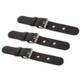 thumbnail image 1 of 3 Sets PU Leather Snap Toggle Closure Sew Black Sew on Duffle Jacket Buckle Coffee, 1 of 9