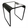 thumbnail image 4 of Furniture of America Shawton Glass Top 2-Piece Nesting Table Set in Black, 4 of 7