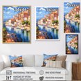 thumbnail image 4 of Designart "Scenic Views Of Italy III" Italy Floater Framed Wall Art Prints, 4 of 5