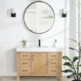 thumbnail image 4 of Leon 48" Bathroom Vanity in Fir Wood Brown with Composite top in Lightning White, 4 of 17