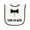 White and Black, variant on Inktastic Ringbearer Mock Tux Wedding Tuxedo Baby Terry Cloth Bib
