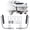 White L-type, variant on 40" Adjustable Boat Trailer Guide Poles – 2PCS Rustproof Galvanized Steel with PVC Covers, Easy Installation for Ski, Fishing & Sailboats, Global Fit, White, Without Light