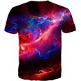 thumbnail image 2 of GFDYREE T-Shirts Graphiques pour Hommes et Femmes, Unisexes, Imprimés 3D, Manches Courtes, Hauts (CA/US, Alpha, Moyen, Moyen, Régulier, Coloré), 2 of 3
