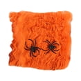 thumbnail image 2 of Orange Stretchable Spider Web Cotton with 2 Spiders 20g for Halloween Party Decor, 2 of 8